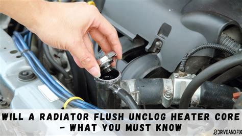 The correct fix is replacing the <b>heater</b> <b>core</b>. . Will a radiator flush unclog heater core